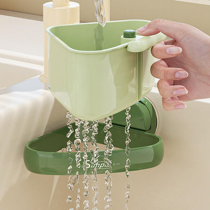 Suction Cup Sink Corner Rack Drain Basket