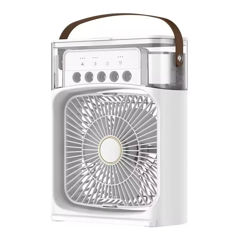 Summer Cooling Fan 3 In 1 Portable Desktop Humidifier USB